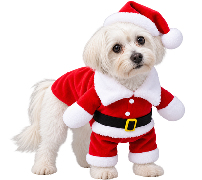 Disfraz de Papá Noel para mascotas